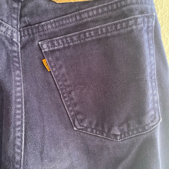 Rare Vintage Levi 912 Orange Tab Indigo Jeans - Picture 5 of 9